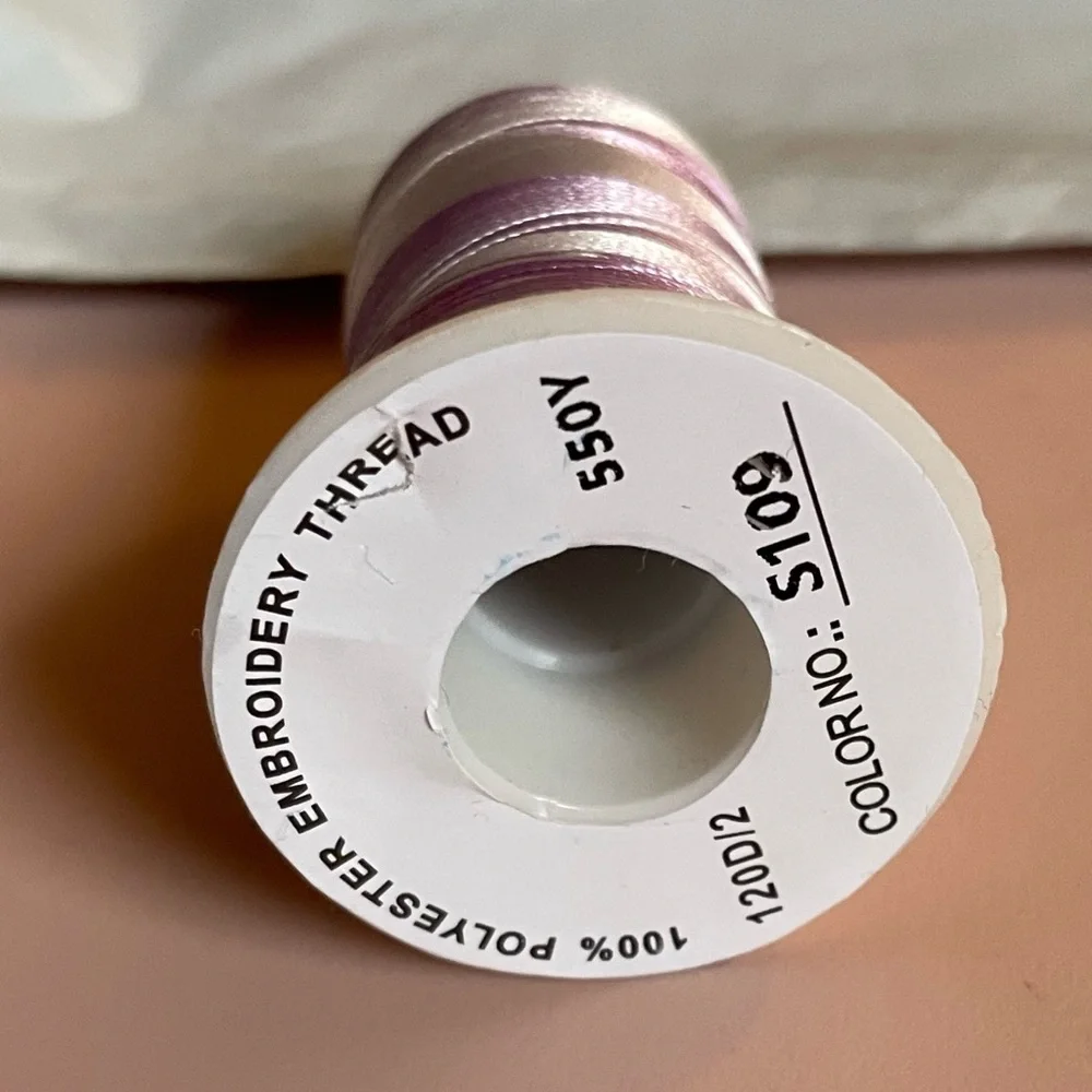 Simthread S109 Purple Variegated Embroidery Thread 550Y  100% Polyester